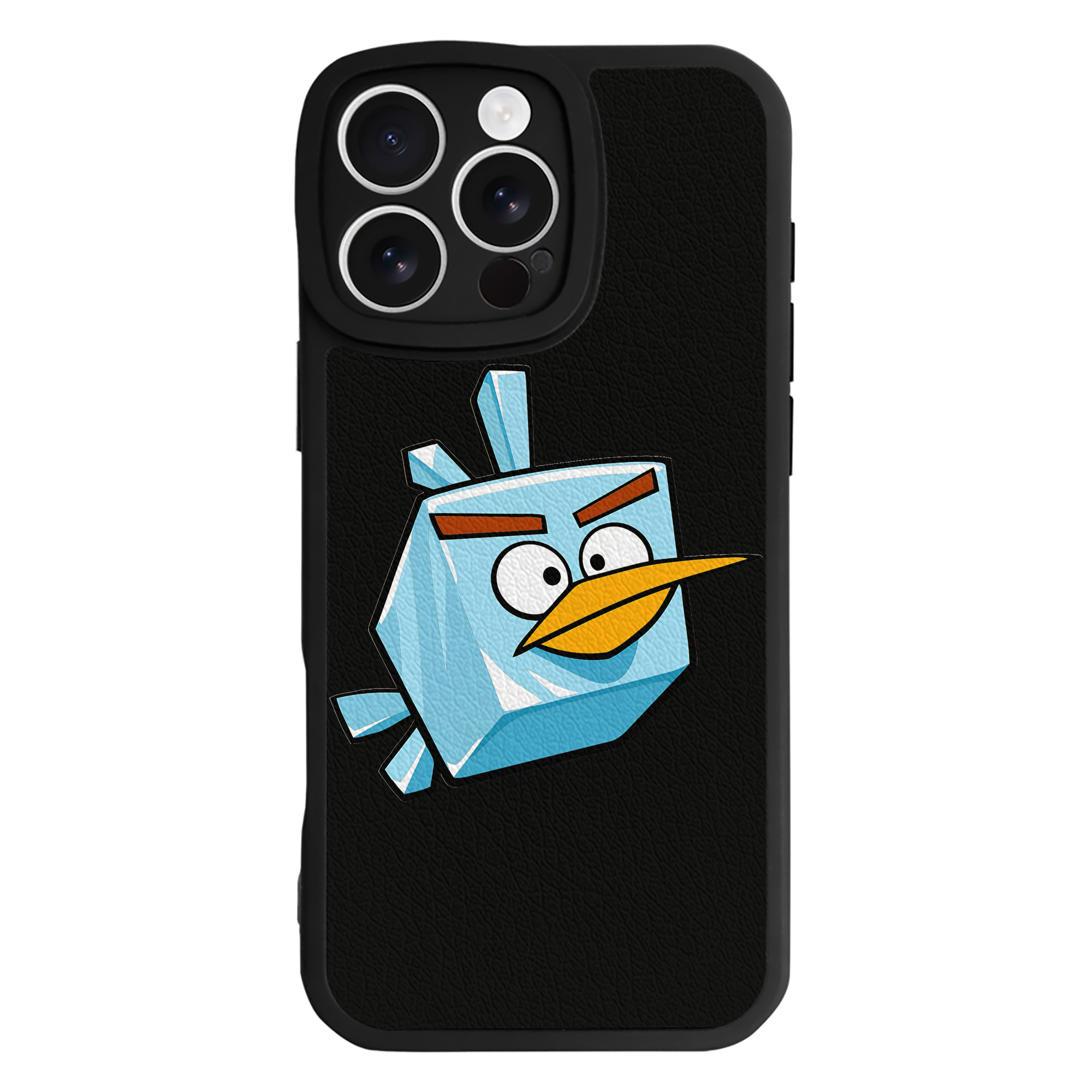 （画像用） Angry Birds アングリーバード 【iPhone 16シリーズ対応】シリコンスマホケース（レザー調） 材質：シリコン